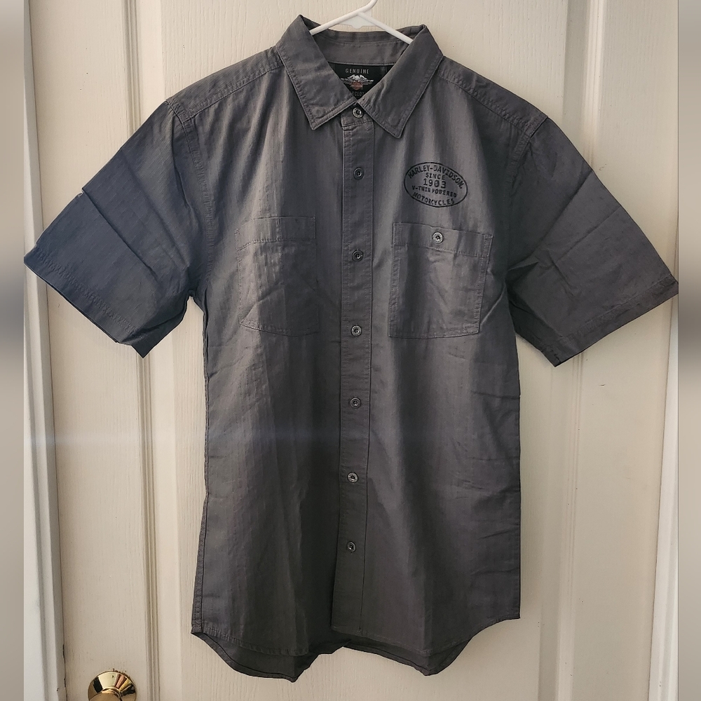 Harley Davidson button up shirt